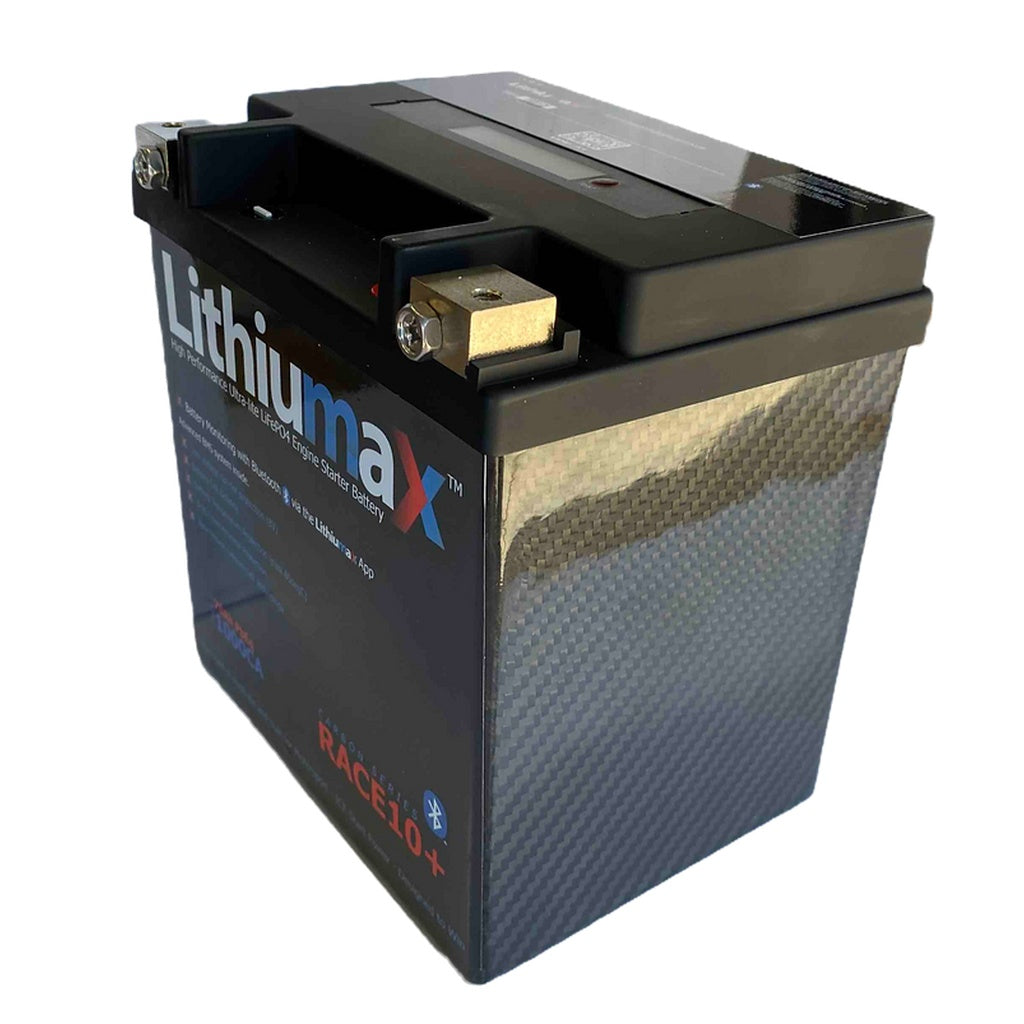 LITHIUMAX RACE10+ Engine Starter Battery RACE10+ Bluetooth 1000CA 70Ah Photo-1