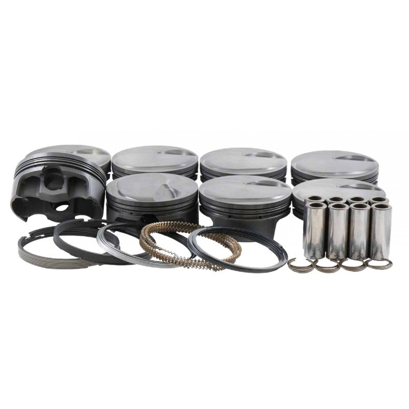 MAHLE 929907110T Piston Kit Dome (496cid 4.310 x 1.270RCH, 4.250stroke, 6.385rod, 0.990pin, 18.0cc, 539g, 10.3CR, 4032) for CHEVROLET Big Block Photo-0