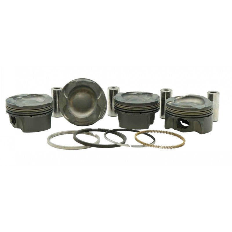 MAHLE 197894710T Piston Kit with TBC (79.00mm x 28.6mm CH, 81.4mm stroke, 134mm rod, 21mm pin, -6cc, 284g, 10.1CR, 2618) for FORD EcoBoost 1.6L Photo-0