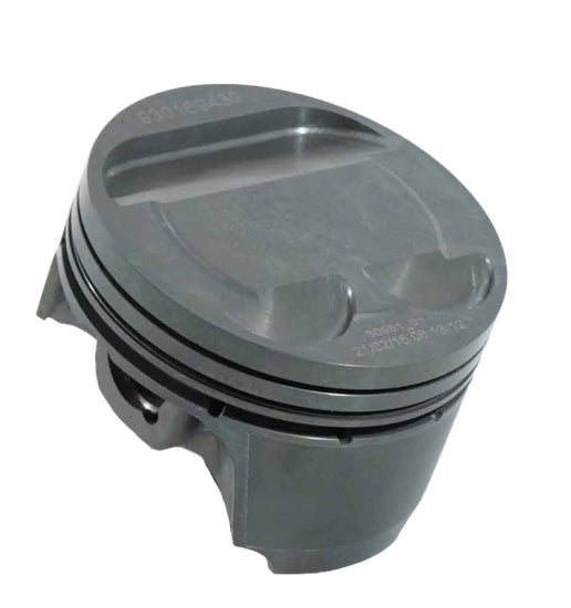 MAHLE 197937145T Piston Kit with TBC (87.51mm x 32.8mm CH, 94.0mm stroke, 149.3mm rod, 22.5mm pin, -6.5cc, 365g, 9.5CR, 4032) for FORD Mustang EcoBoost 2.3L Photo-2