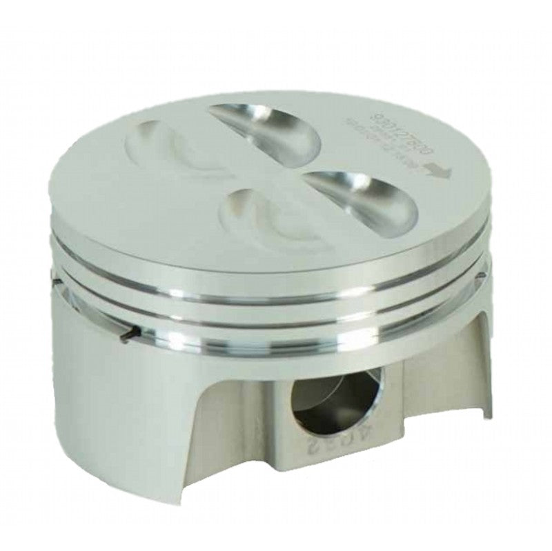 MAHLE 930127800T Piston Kit with TBC (350cid 4.000 x 1.559CH, 3.480stroke, 5.700rod, 0.927pin, -4.9cc, 548g, 10.3CR, 4032) for CHEVROLET Small Block Photo-1