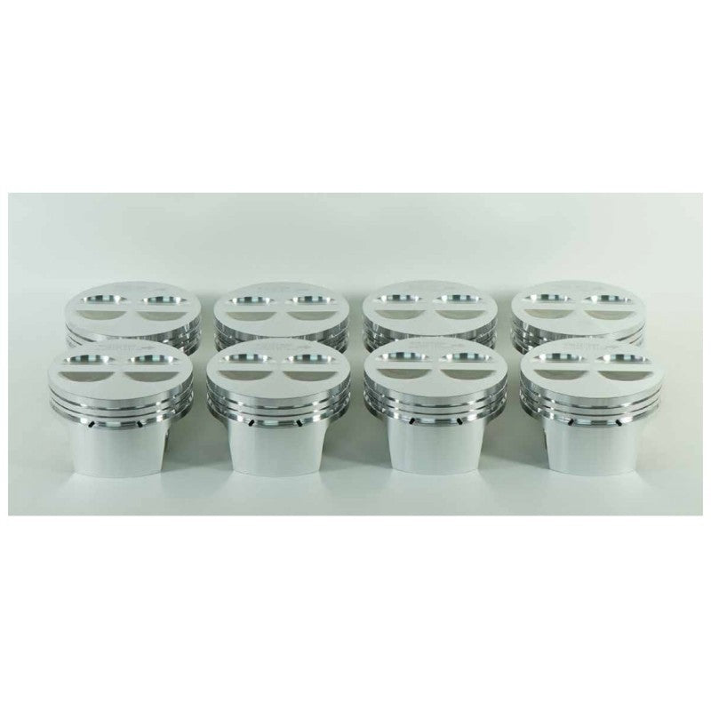 MAHLE 930127830T Piston Kit with TBC (355cid 4.030 x 1.559CH, 3.480stroke, 5.700rod, 0.927pin, -4.9cc, 561g, 10.4CR, 4032) for CHEVROLET Small Block Photo-0