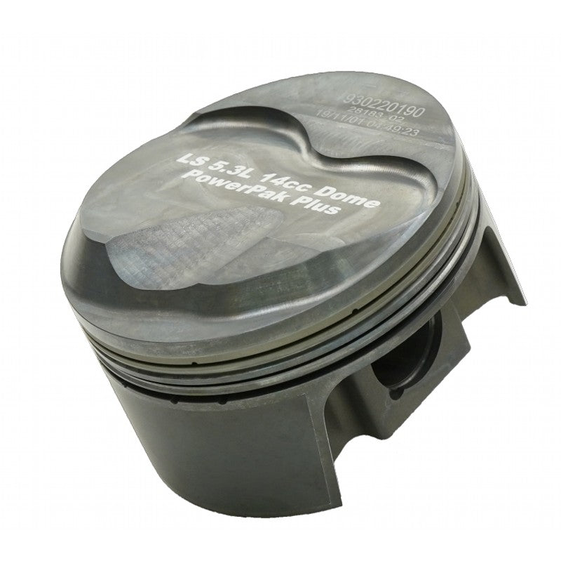 MAHLE 930220200T Piston Kit Dome (363cid 3.800 x 1.110RCH, 4.000stroke, 6.125rod, 0.927pin, 2.0cc, 402g, 11.6CR, 2618) for CHEVROLET LS1/2/6 5.3L Photo-0