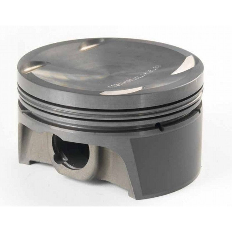 MAHLE 930101125T Piston Kit with TBC (87.00mm x 31.83mm CH, 86.0mm stroke, 136mm rod, 22mm pin, -11.5cc, 313g, 8.6CR, 4032) for NISSAN Silva SR20DET 2.0L Photo-0