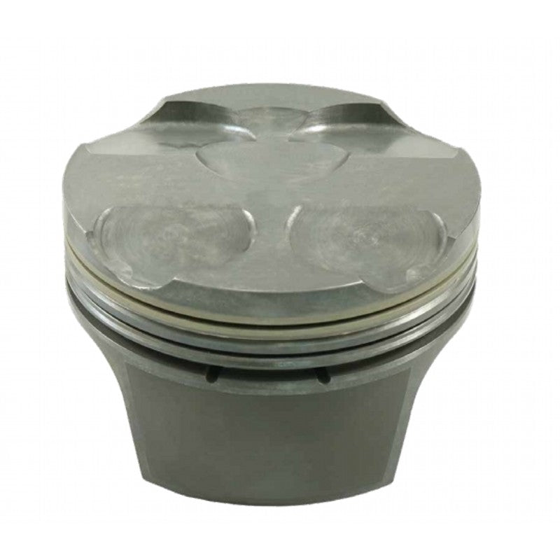MAHLE 197769205T Piston Kit with TBC (86.50mm x 32.5mm CH, 86.0mm stroke, 129.3mm rod, 22mm pin, -8.0cc, 326g, 10.6CR, 2618) for SUBARU Impreza WRX FA20 Turbo Photo-0