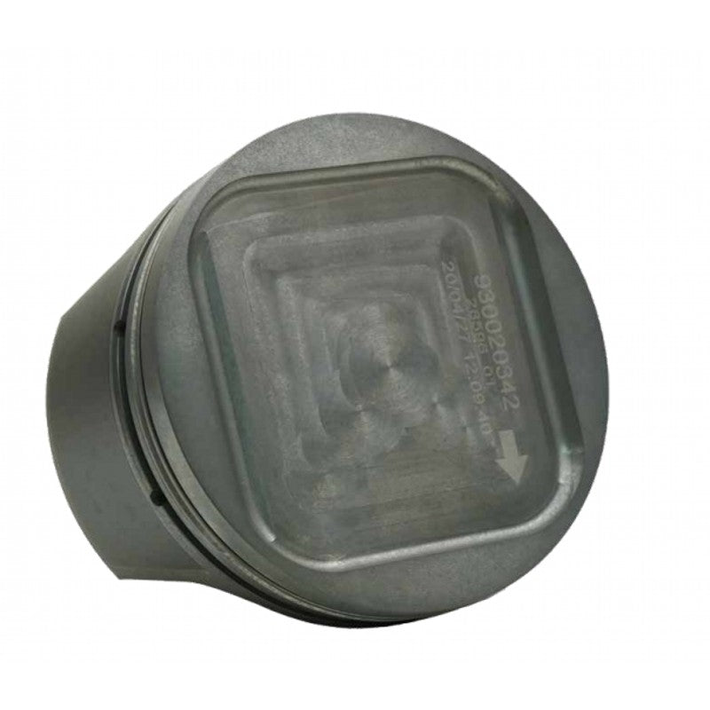 MAHLE 930020362T Piston Kit with TBC (93.00mm x 32.7mm CH, 75.0mm stroke, 130.5mm rod, 23mm pin, -12.0cc, 359g, 8.6CR, 4032) for SUBARU Impreza WRX/STI EJ20 2.0L Photo-1