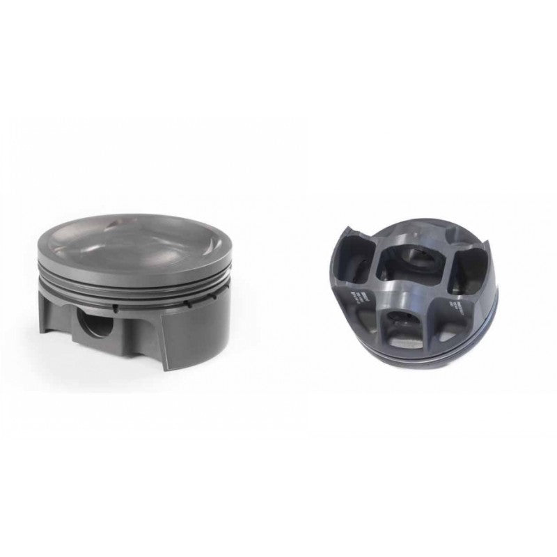 MAHLE 930285437T Piston Kit with TBC (100.00mm x 30.7mm CH, 79.0mm stroke, 130.5mm rod, 23mm pin, -14.1cc, 409g, 9.0CR, 2618) for SUBARU WRX STI 2.5L Photo-0