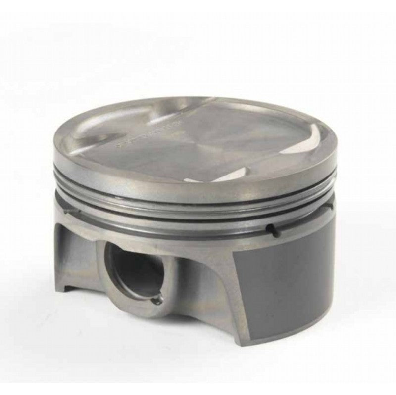 MAHLE 928989325T Piston Kit with TBC (87.00mm x 34.0mm CH, 86.0mm stroke, 142.0mm rod, 22mm pin, -14.2cc, 343g, 8.7CR, 2618) for TOYOTA Supra 2JZ-GTE 3.0L Photo-0