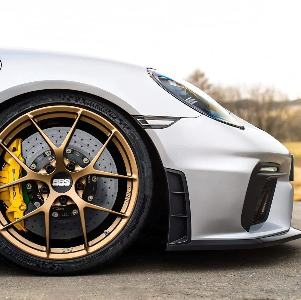 MANTHEY RACING MT001617 Lightweight wheel set (brilliant silver / satin black / platinum silver / bronze +436€) 8,5x20 offset 61 + 11x20 offset 50 for PORSCHE Cayman GT4 (981) / 718 GT4 (982) Photo-0