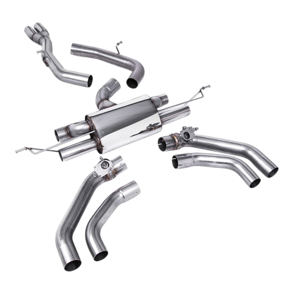 MILLTEK SSXAU1035 Filter-Back Exhaust, 3.15" for AUDI RSQ3 2.5T OPF/GPF 2020- Photo-0