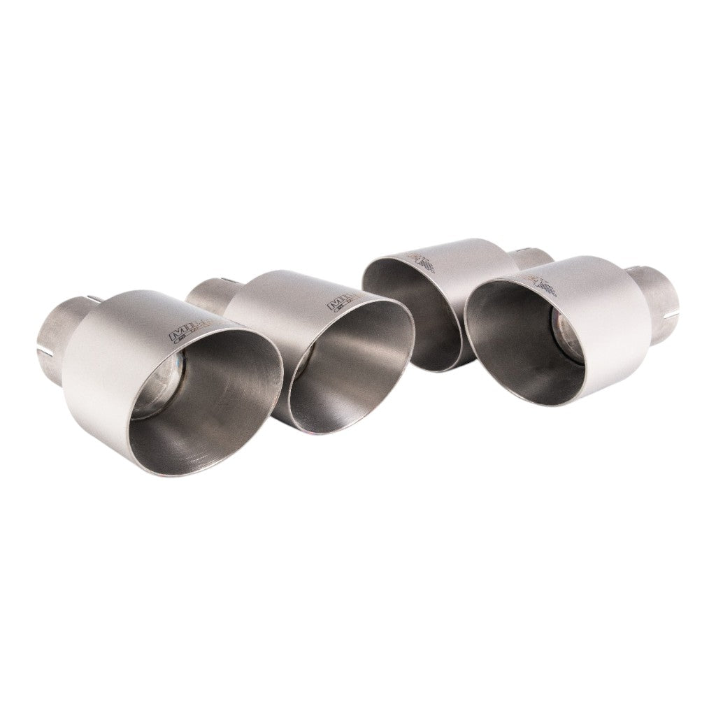 MILLTEK SSXAU1133 Cat-Back Exhaust, 2.5'' (Quad GT-100 Titanium Trims) for AUDI S5 Coupe / Cabrio RHD (B9) 2017- Photo-1