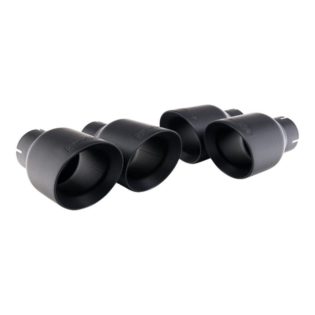 MILLTEK SSXAU1171 Cat-Back Exhaust, 2.5'' (Quad GT-100 Cerakote Black Trims) for AUDI S5 Sportback RHD (B9) 2017- Photo-1