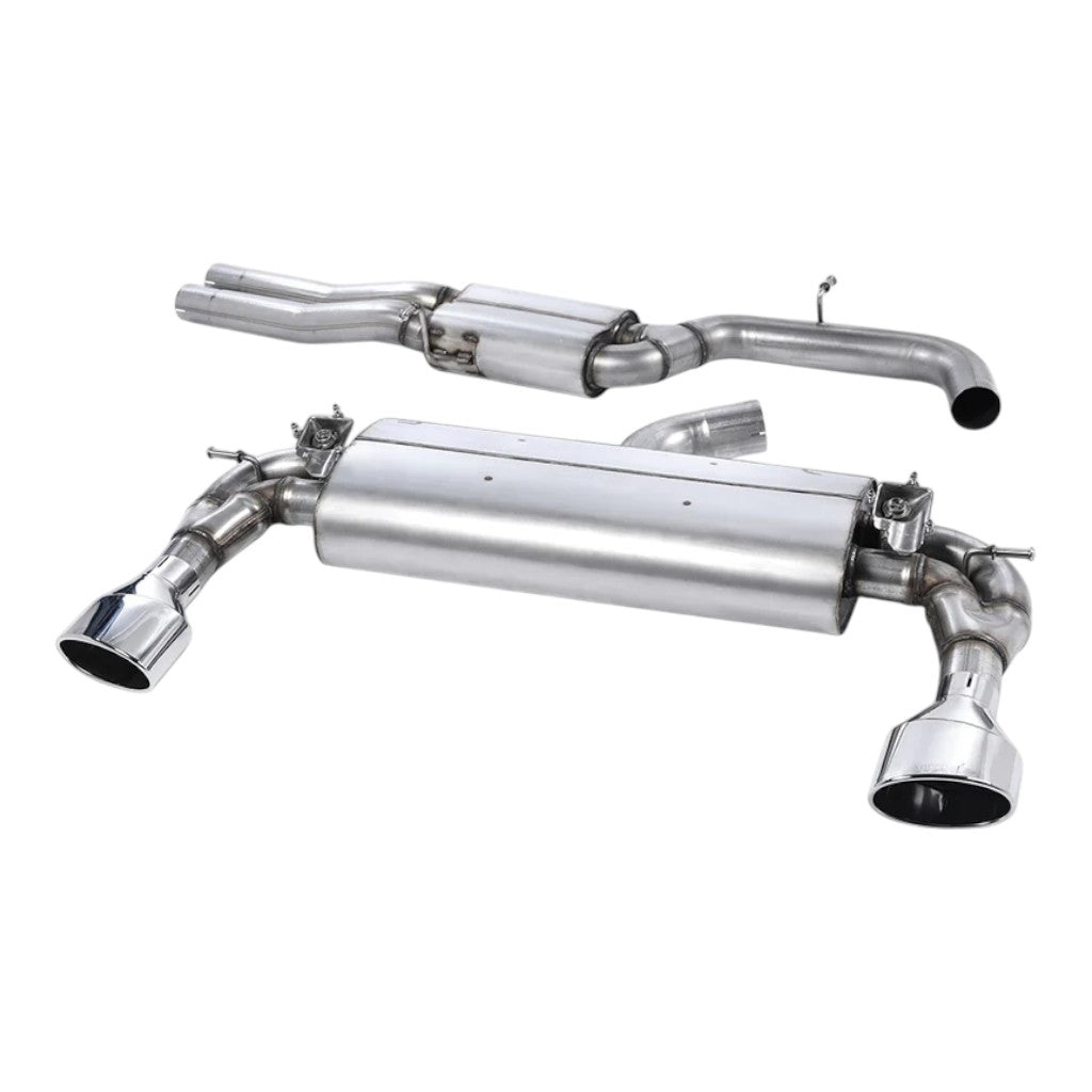 MILLTEK SSXAU970 Cat-Back Exhaust, 3.15" (Polished Trims) for AUDI RS3 Sportback (8V) 2015–2017 Photo-0