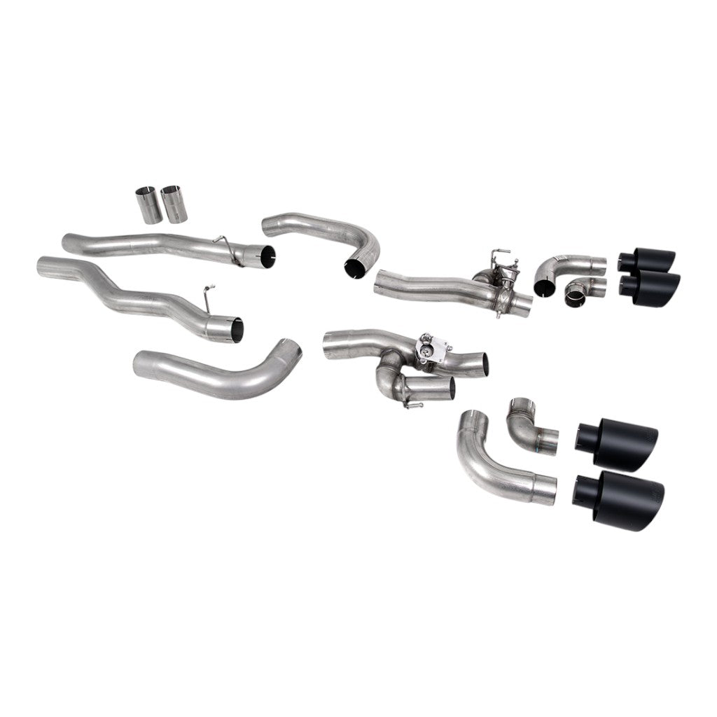 MILLTEK SSXBM1186 Filter-Back Exhaust, 3.15" (Cerakote Black GT-115 Trims) for BMW M8 (F91 / F92 / F93) Photo-0