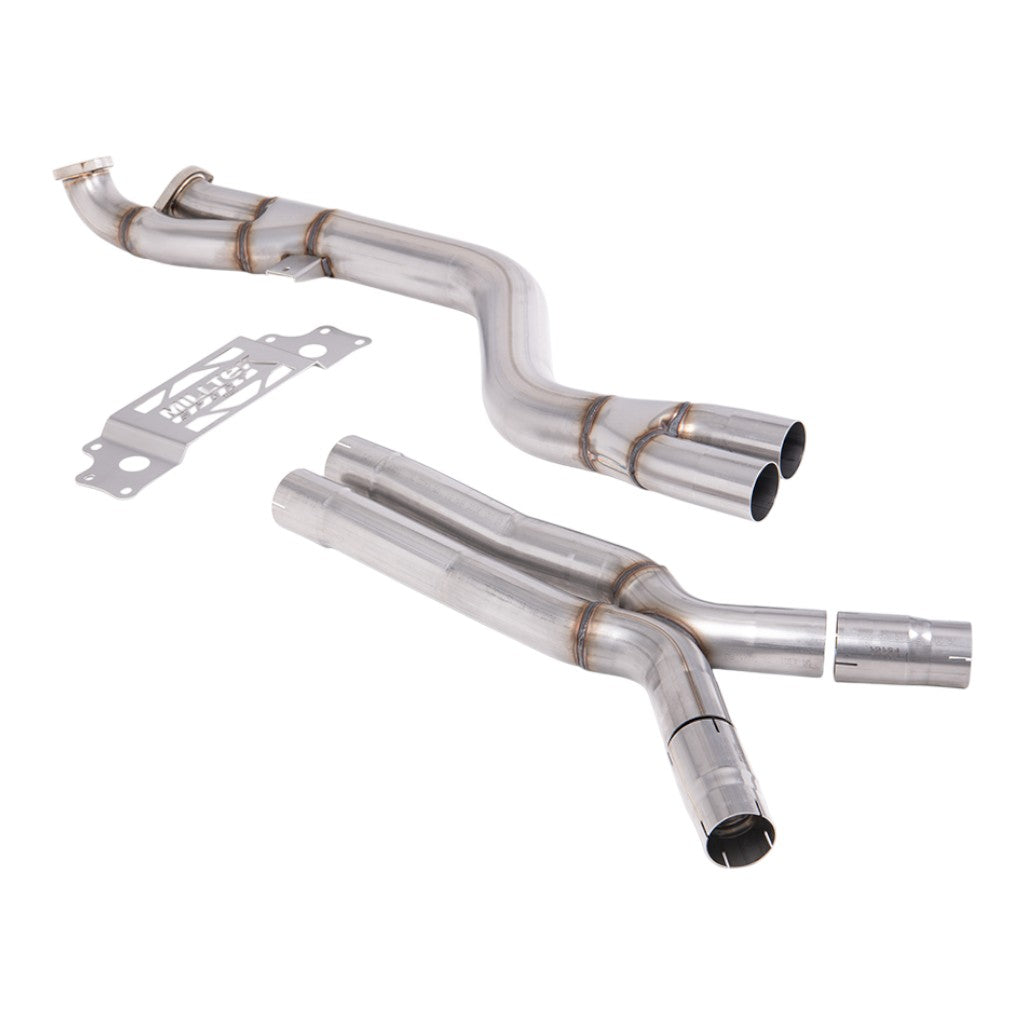 MILLTEK SSXBM1331 Secondary Cat Bypass System, 4" for BMW M2 (G87) Non-OPF/GPF Photo-0