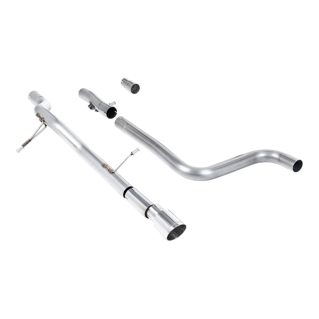 MILLTEK SSXFD391 Filter-Back Exhaust, 2.37" (Polished GT-90 Trim) for FORD Fiesta ST-Line 155ps Hybrid OPF/GPF 2020- Photo-0