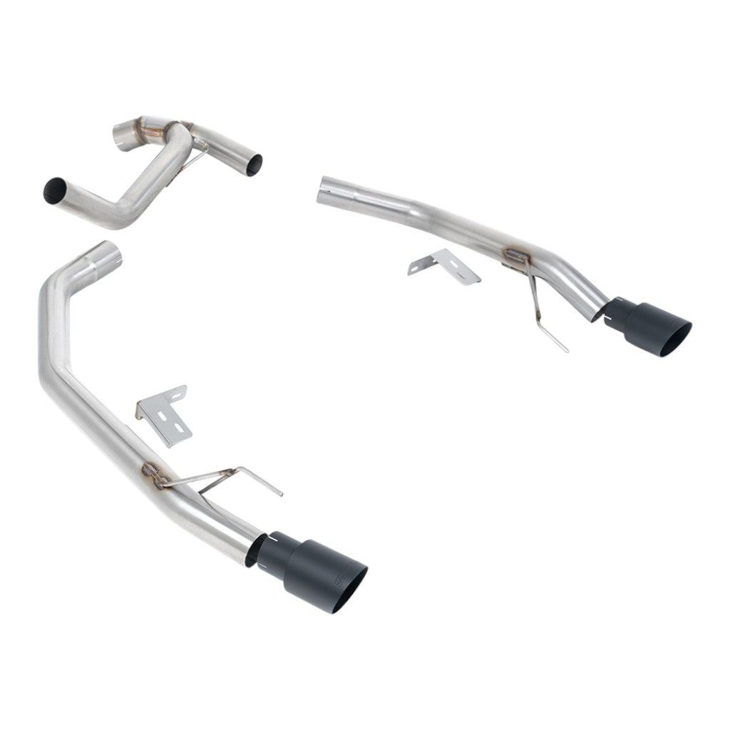 MILLTEK SSXFD443 Axle-Back Exhaust, 2.76" (Cerakote Black GT-90 Tips) for FORD Ranger 2.0 TDCI Bi-Turbo 2022- Photo-0