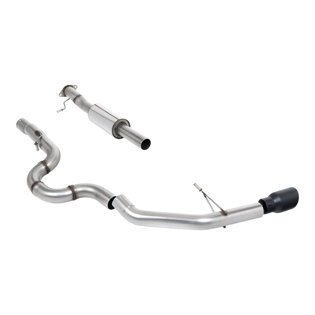 MILLTEK SSXFD465 Cat-Back Exhaust, 2.76" (Cerakote Black GT-100 Tip) for FORD Bronco 2.3L / 2.7L EcoBoost 4-Door 2021- Photo-0