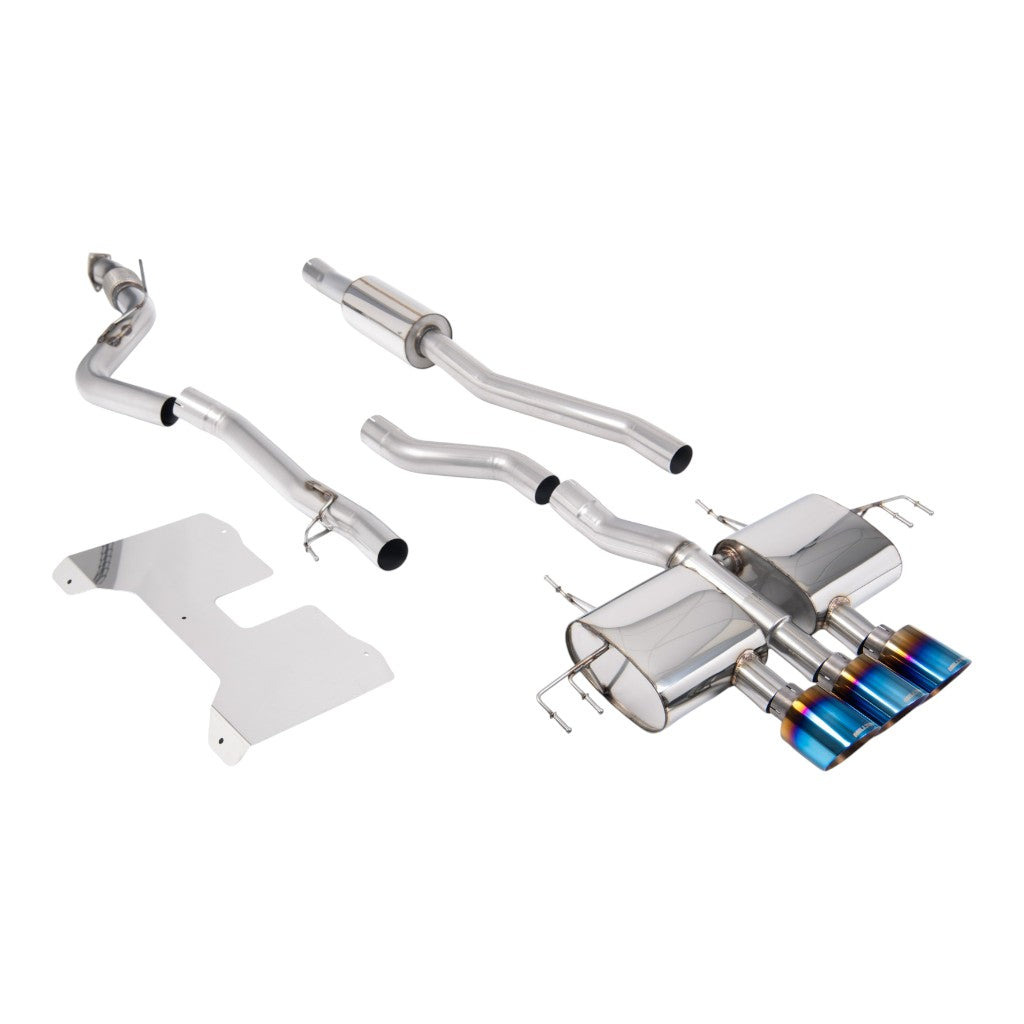 MILLTEK SSXHO303 Cat-Back Exhaust, 3" (Burnt Titanium GT-115 Trims) for HONDA Civic Type R (FL5) 2022- Photo-0