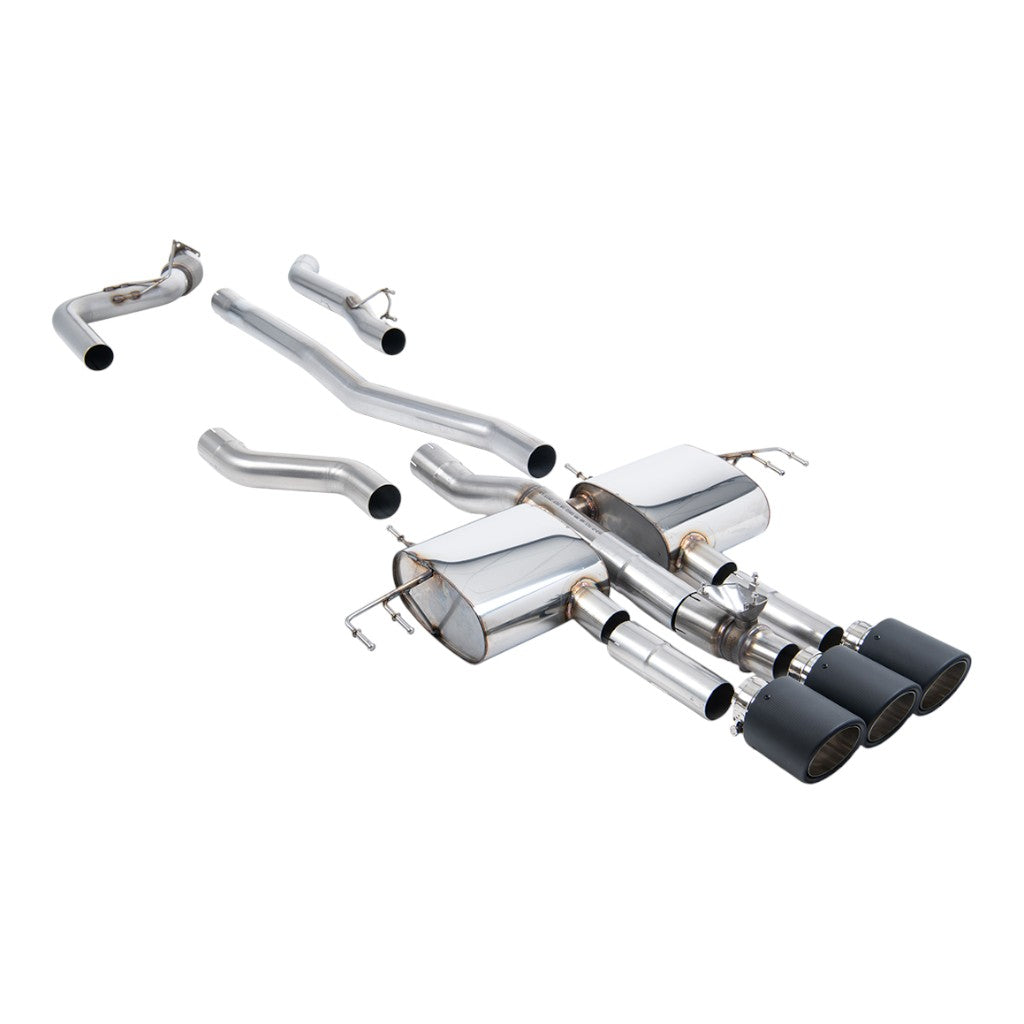 MILLTEK SSXHO309 Cat-Back Exhaust, 3" (Carbon JET-115 Trims) for ACURA Integra Type S (DE5) 2023- Photo-0