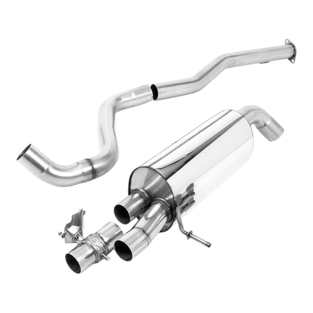 MILLTEK SSXHY157 Filter-Back Exhaust, 2.76" (Carbon JET-90 Trims) for HYUNDAI i20 N OPF/GPF 2021- Photo-0