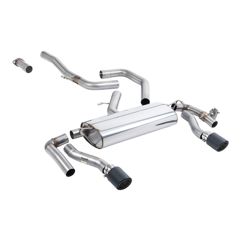 MILLTEK SSXHY182 Filter-Back Exhaust, 3" (Carbon JET-100 Trims) for KIA Proceed GT 1.6 OPF/GPF 2019- Photo-0