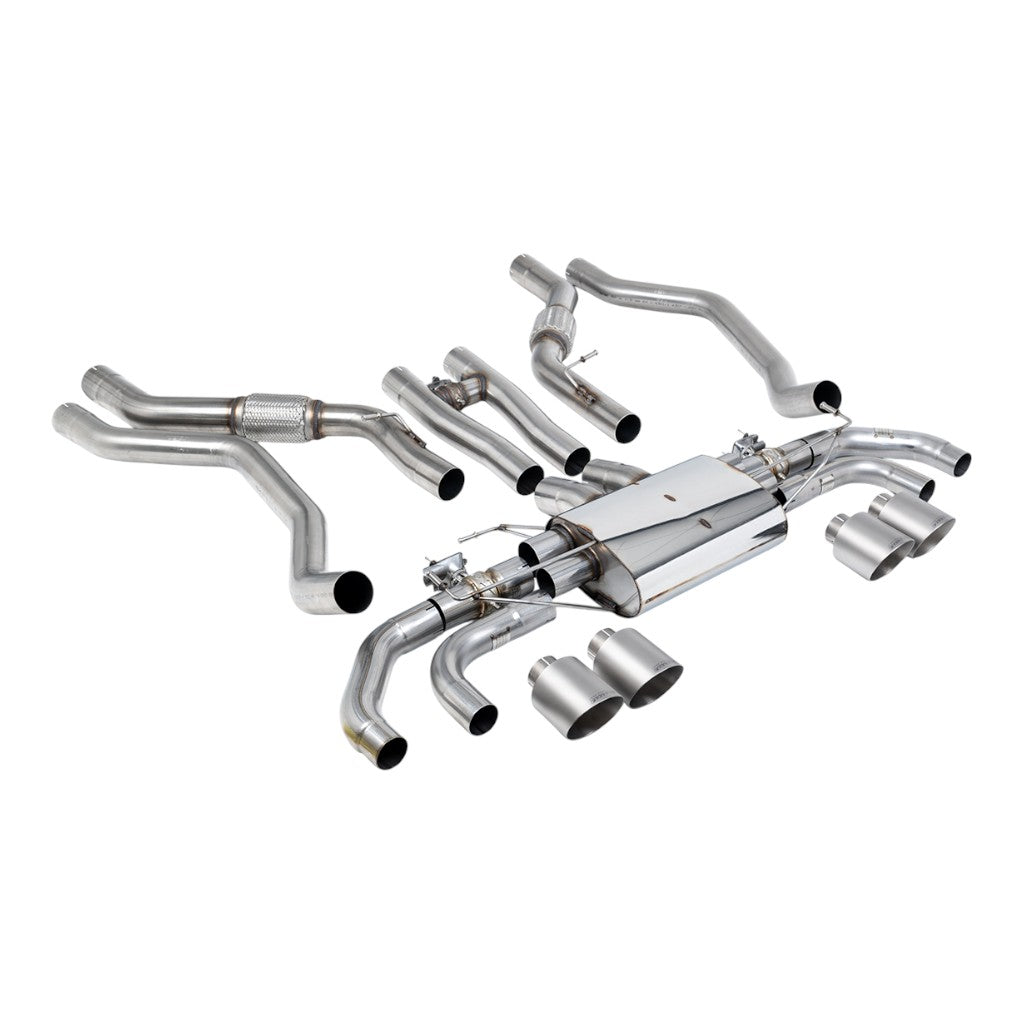 MILLTEK SSXLR226 Cat-Back Exhaust, 3.15" (Brushed Titanium GT-115 Tips) for LAND ROVER Range Rover Sport SV (L461) 2024- Photo-0