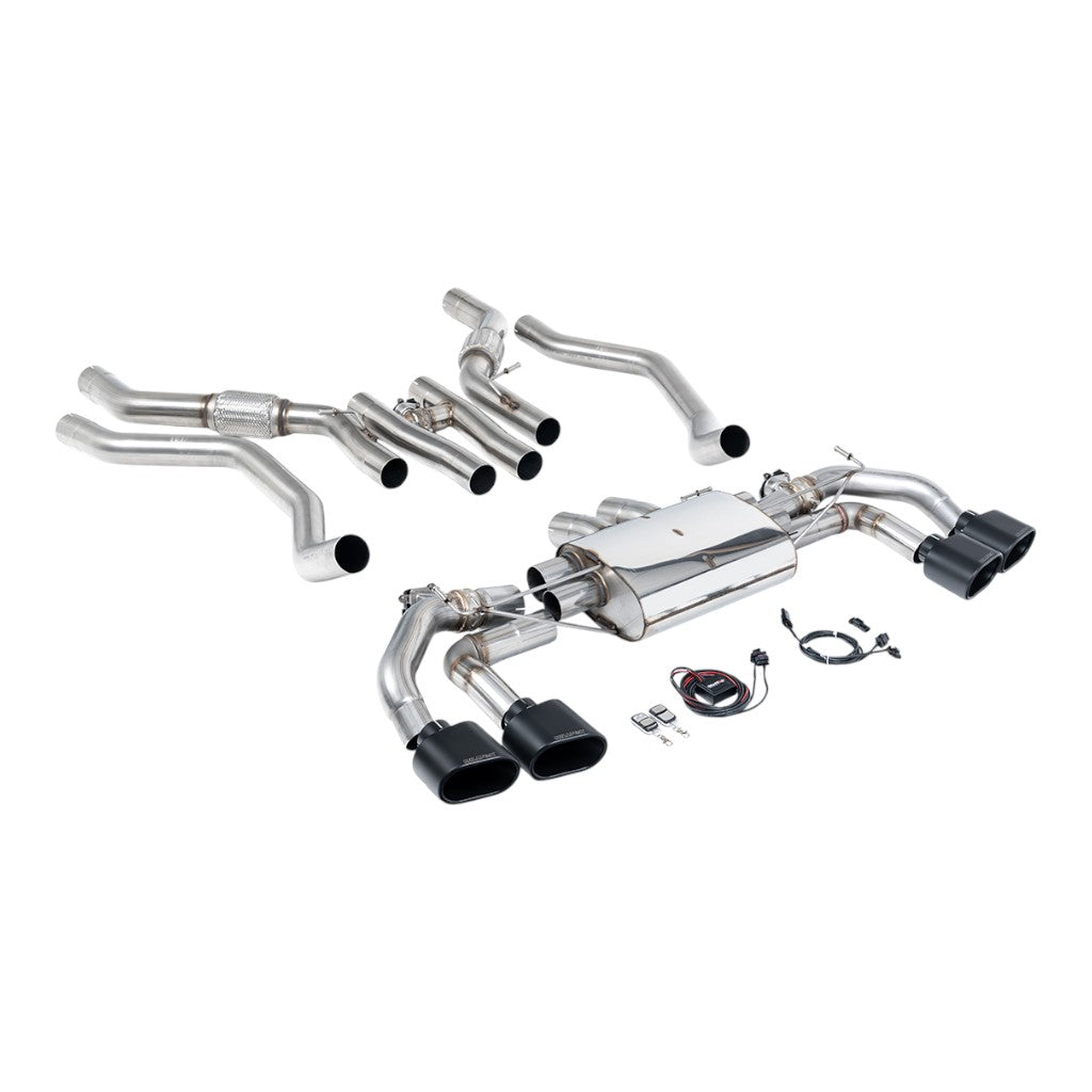 MILLTEK SSXLR230 Cat-Back Exhaust, 3.15" (Cerakote Black Tips) for LAND ROVER Range Rover Sport P530 (L461) 2023- Photo-0