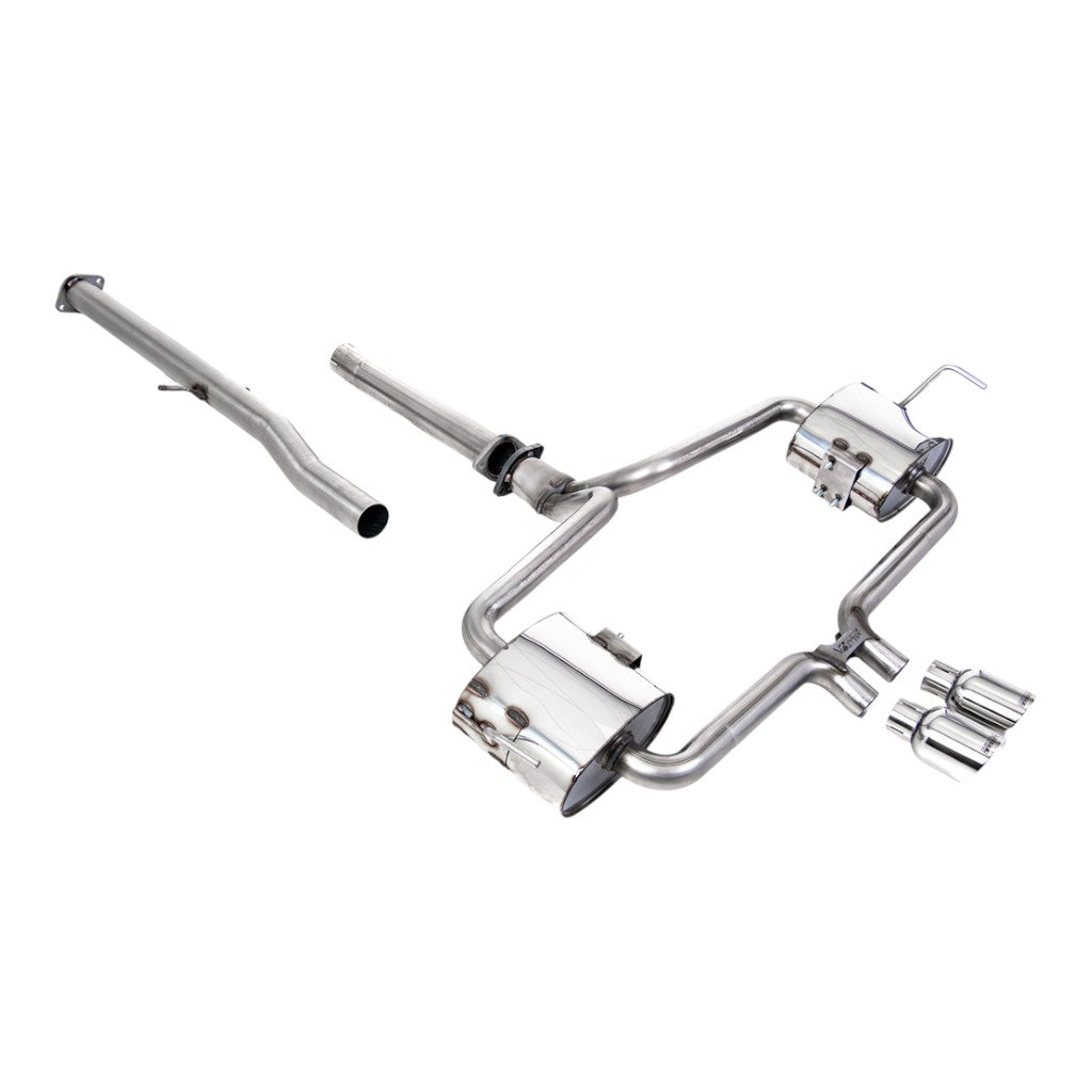 MILLTEK SSXM479 Cat-Back Exhaust, 2.5" (Polished 76mm Trims) for MINI Cooper S (R53) 2002-2006 Photo-0