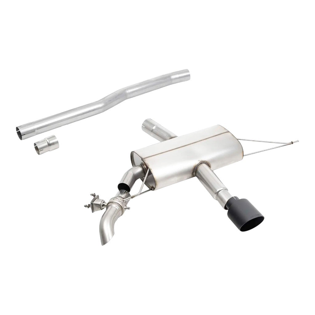 MILLTEK SSXM511 Filter-Back Exhaust, 3'' (Cerakote Black Tip) for MINI JCW (F66) OPF/GPF 2024- Photo-0