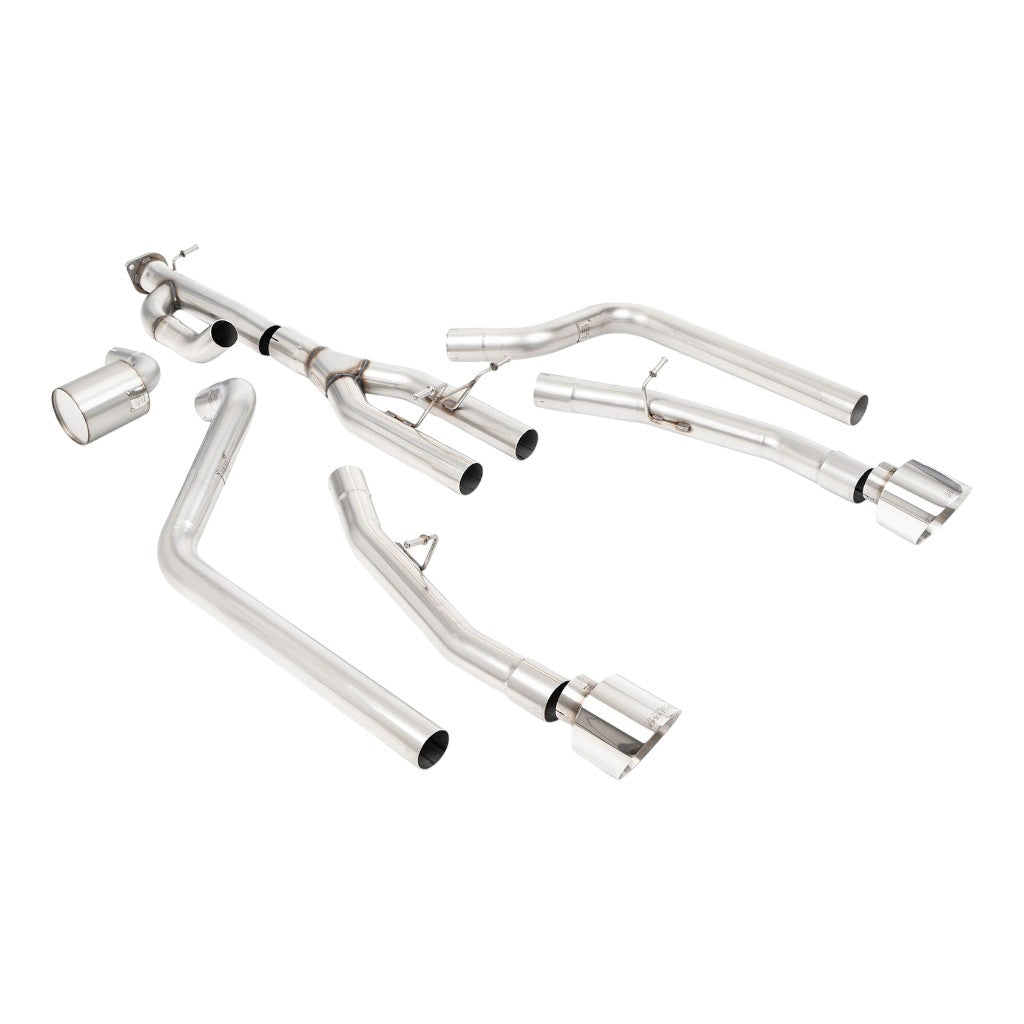 MILLTEK SSXRAM109 Cat-Back Exhaust, 3" (GT-139 Polished Tips) for RAM 1500 Rebel 3.0 TT 2025- Photo-0