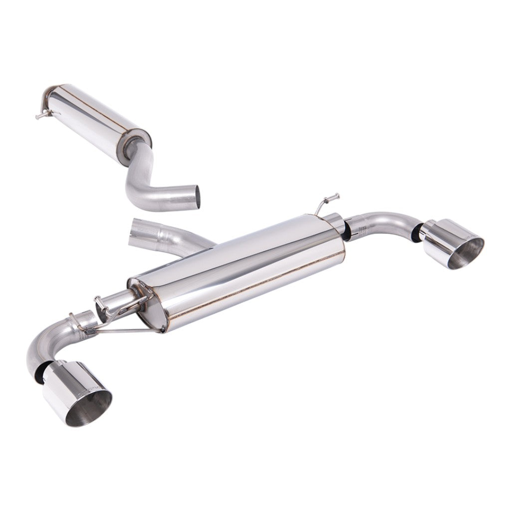 MILLTEK SSXTY200 Filter-Back Exhaust, 3" (Polished GT-115 Trims) for TOYOTA GR Yaris (XP210) OPF/GPF 2024- Photo-0