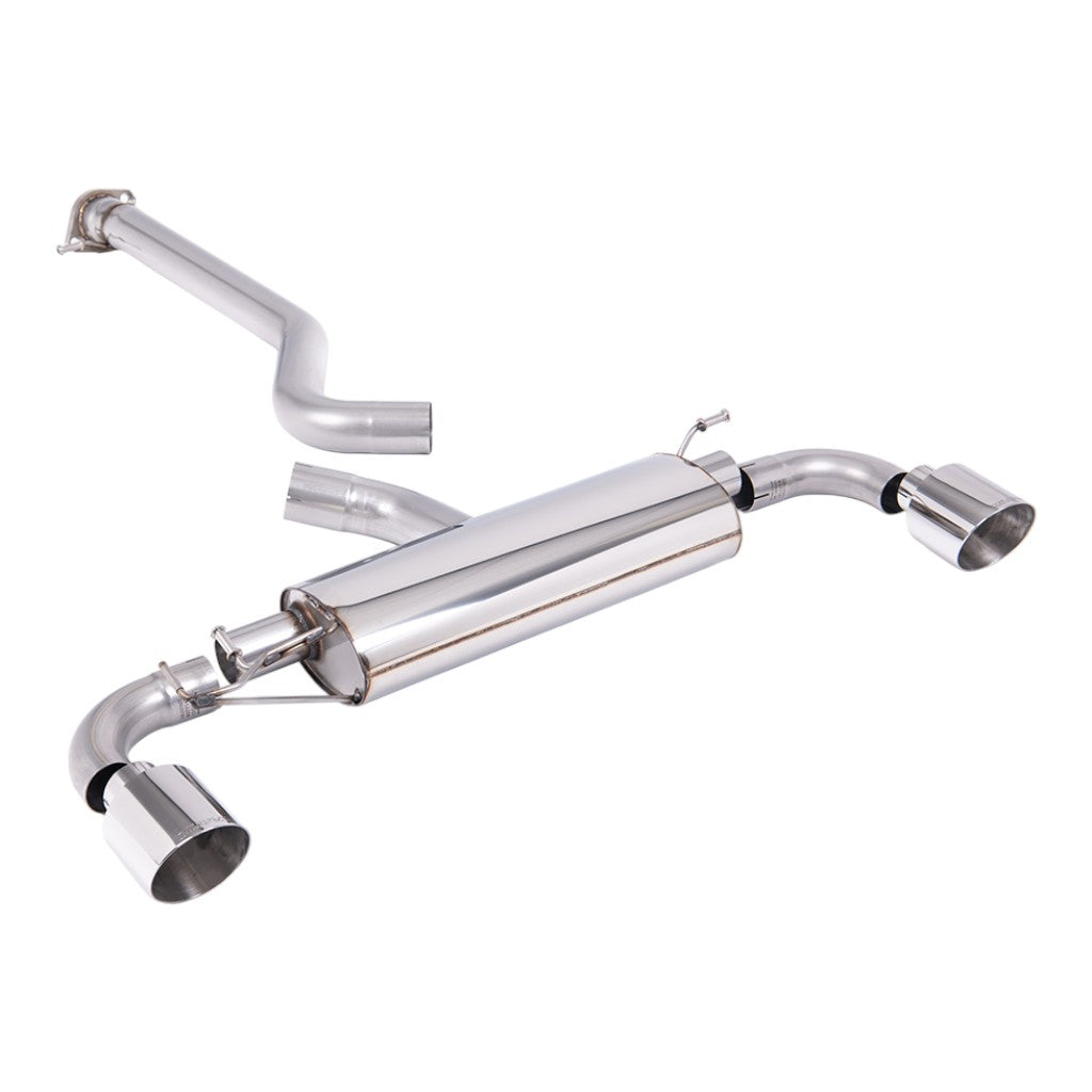 MILLTEK SSXTY205 Filter-Back Exhaust, 3" (Polished GT-115 Trims) for TOYOTA GR Yaris (XP210) OPF/GPF 2024- Photo-0