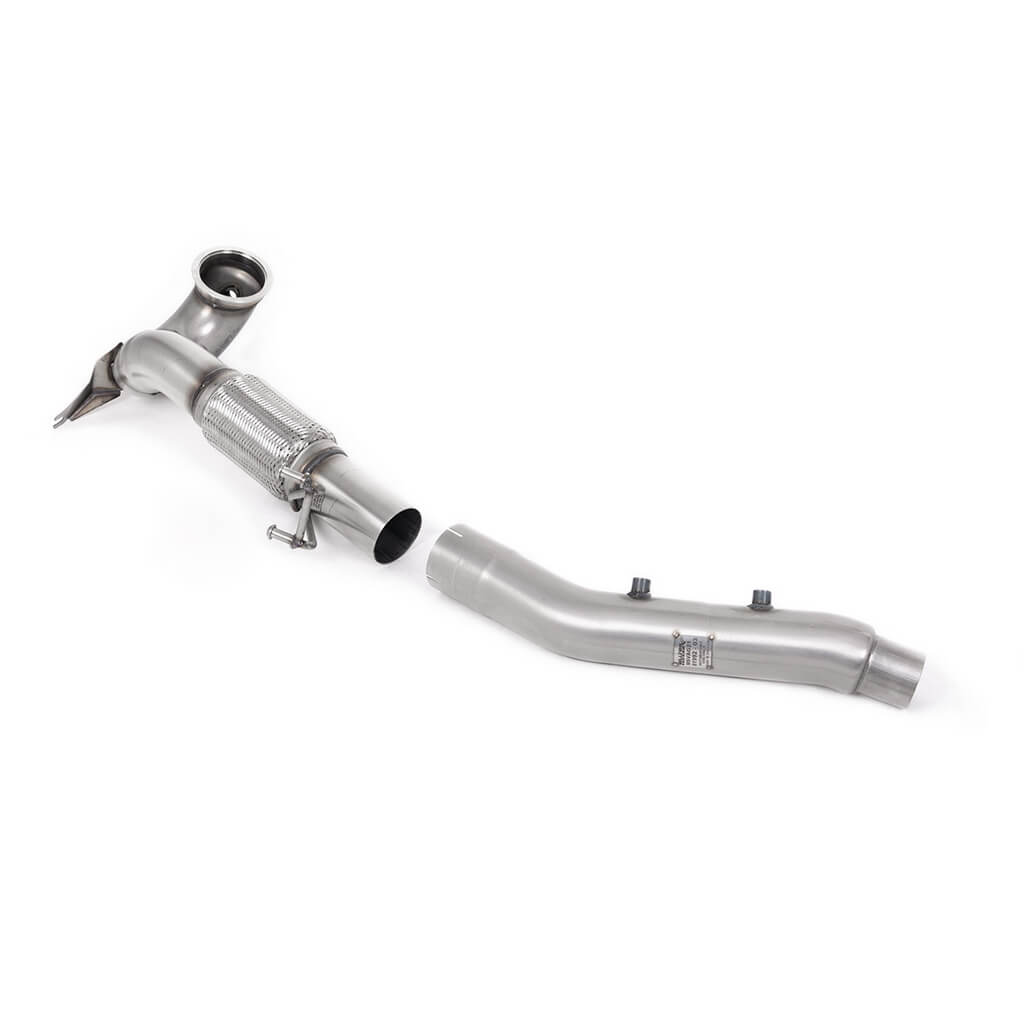 MILLTEK SSXVW666 De-Cat Downpipe, 3.7" (OE System Only) for VW Golf GTI (MK8 / MK8.5) Photo-0