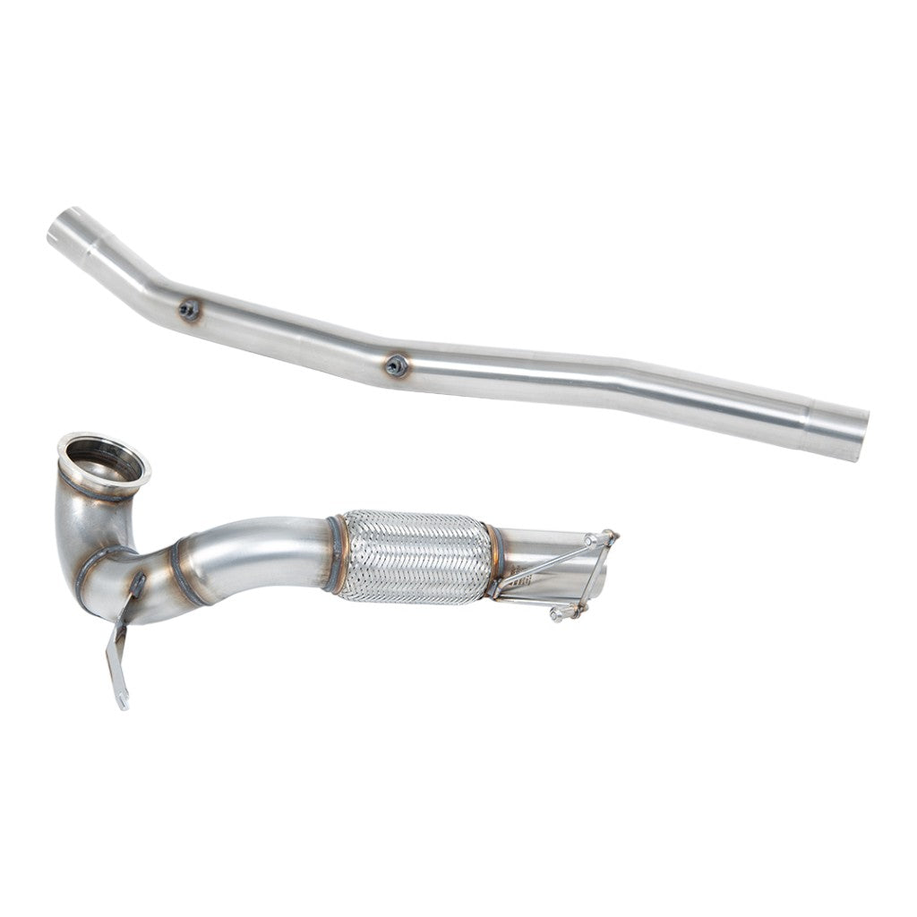 MILLTEK SSXVW707 De-Cat Downpipe, 3.15" for VW T-Roc R 2.0 OPF/GPF 2022- Photo-0