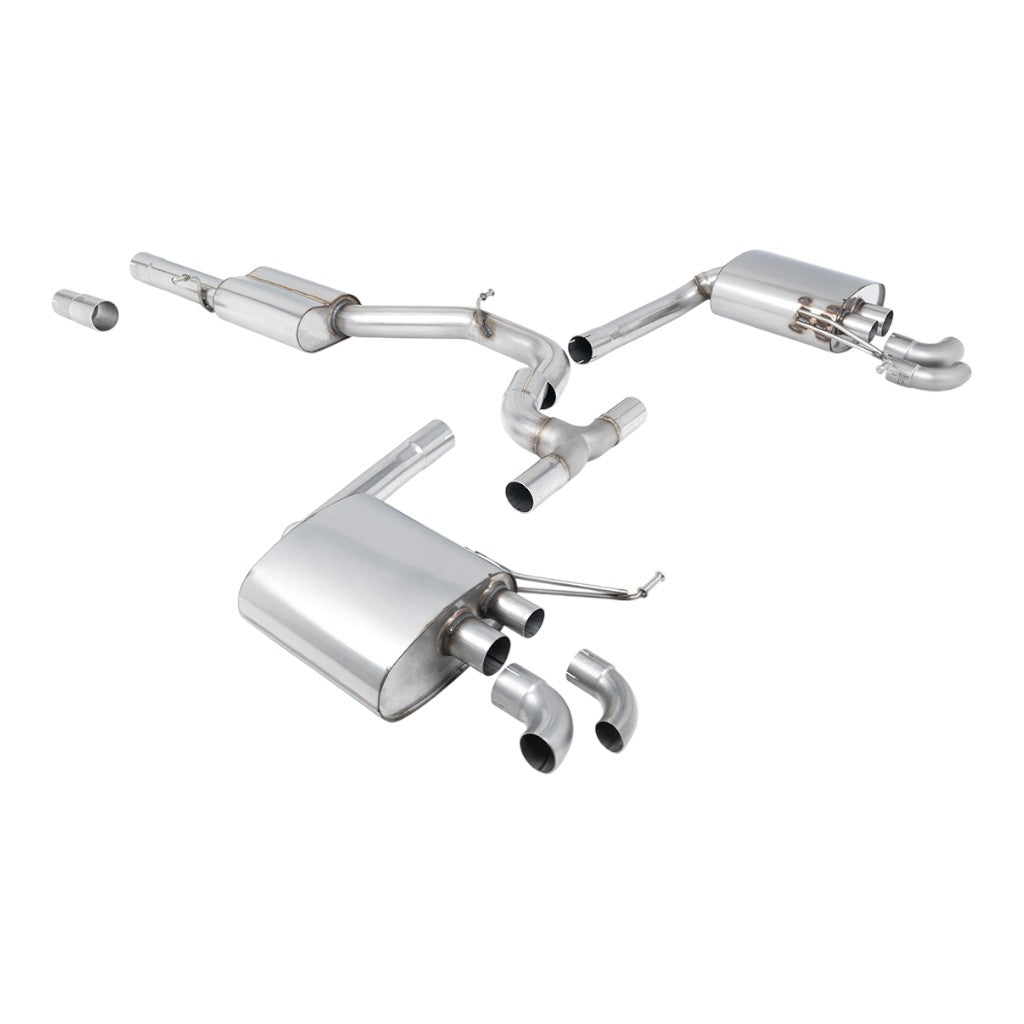 MILLTEK SSXVW720 Cat-Back Exhaust, 3" for VW Arteon 2.0 TSI 280ps 2022- Photo-0