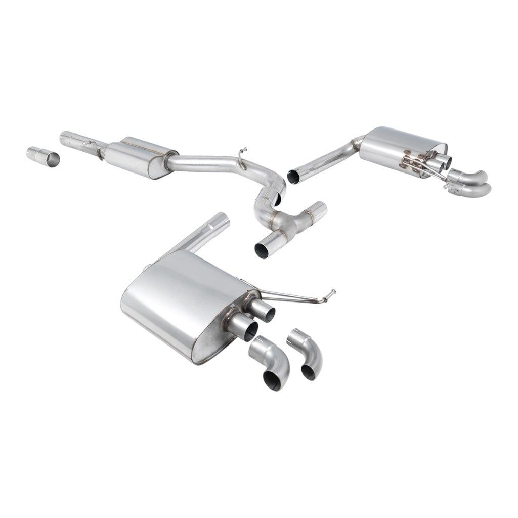 MILLTEK SSXVW721 Cat-Back Exhaust, 3" for VW Arteon 2.0 TSI 280ps 2022- Photo-0