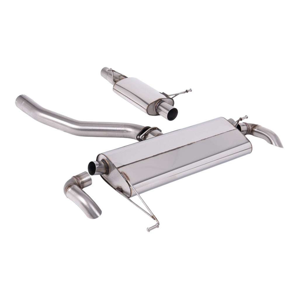 MILLTEK SSXVW768 Cat-Back Exhaust, 3.15" (Downturn Tips) for VW Atlas 3.6 2018-2021 Photo-0