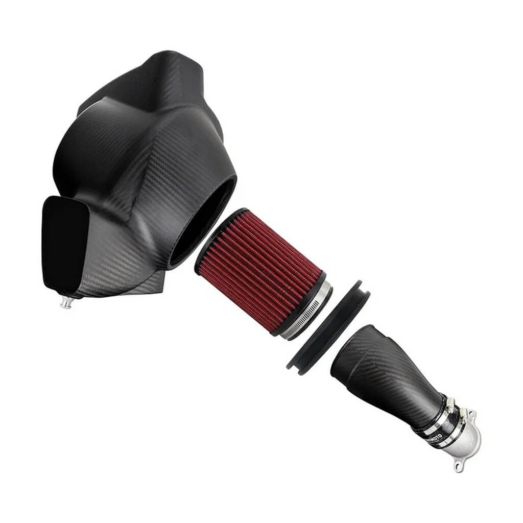 MISHIMOTO MMAI-G80-21CFM Performance Air Intake, Matte Carbon Fiber for BMW M2 (G87) / M3 (G80) / M4 (G82 / G83) 2021- Photo-2