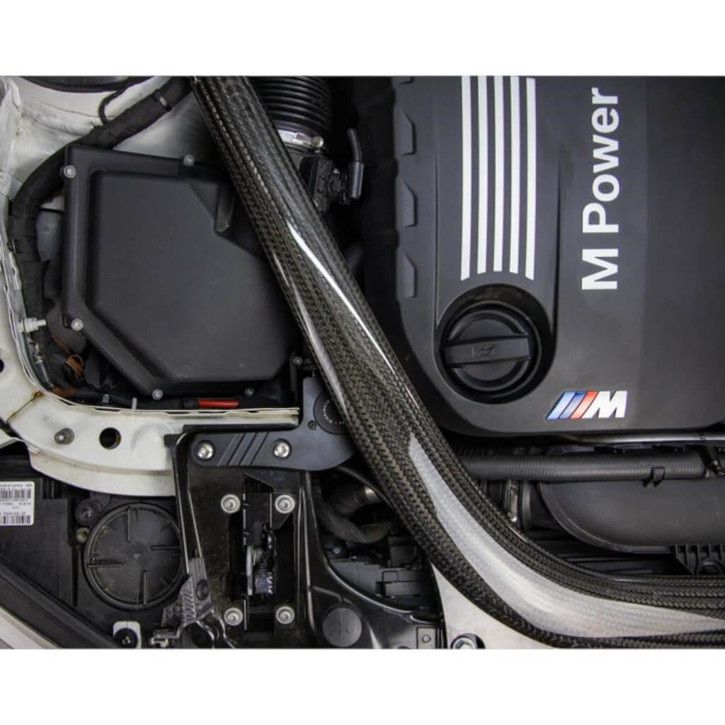 MISHIMOTO MMBCC-F80-15P Baffled Oil Catch Can Black for BMW M3 / M4 (F80 / F82 / F83) 2015–2020 Photo-5