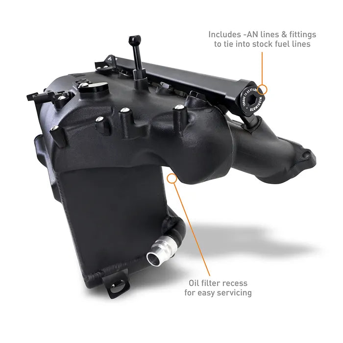 MISHIMOTO MMINT-G80-21BK Performance Intercooler, Black for BMW G80 M3/ M4 2021 Photo-2