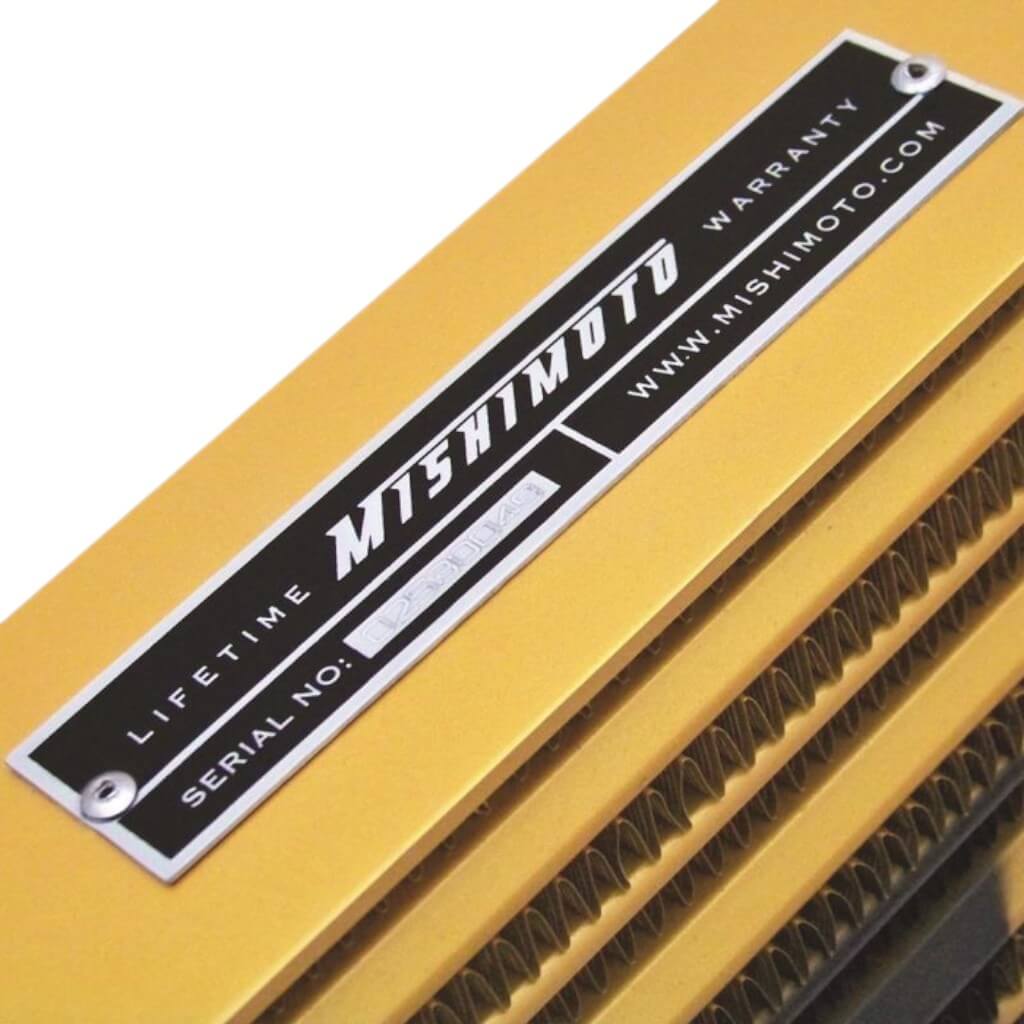 MISHIMOTO MMINT-UMG Universal Intercooler M-Line Eat Sleep Race Edition, Gold Photo-4