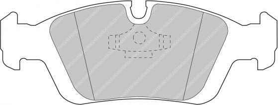 FERODO FDS725 Front Brake Pads DS Performance for BMW 3 Series (E36) / Z3 (E36) Photo-0