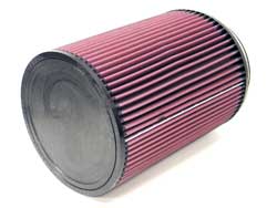 K&N RU-3270 UNIVERSAL Clamp-On Air Filter 6"ID FLG X 1"L, 7-1/2"OD, 10"H Photo-0