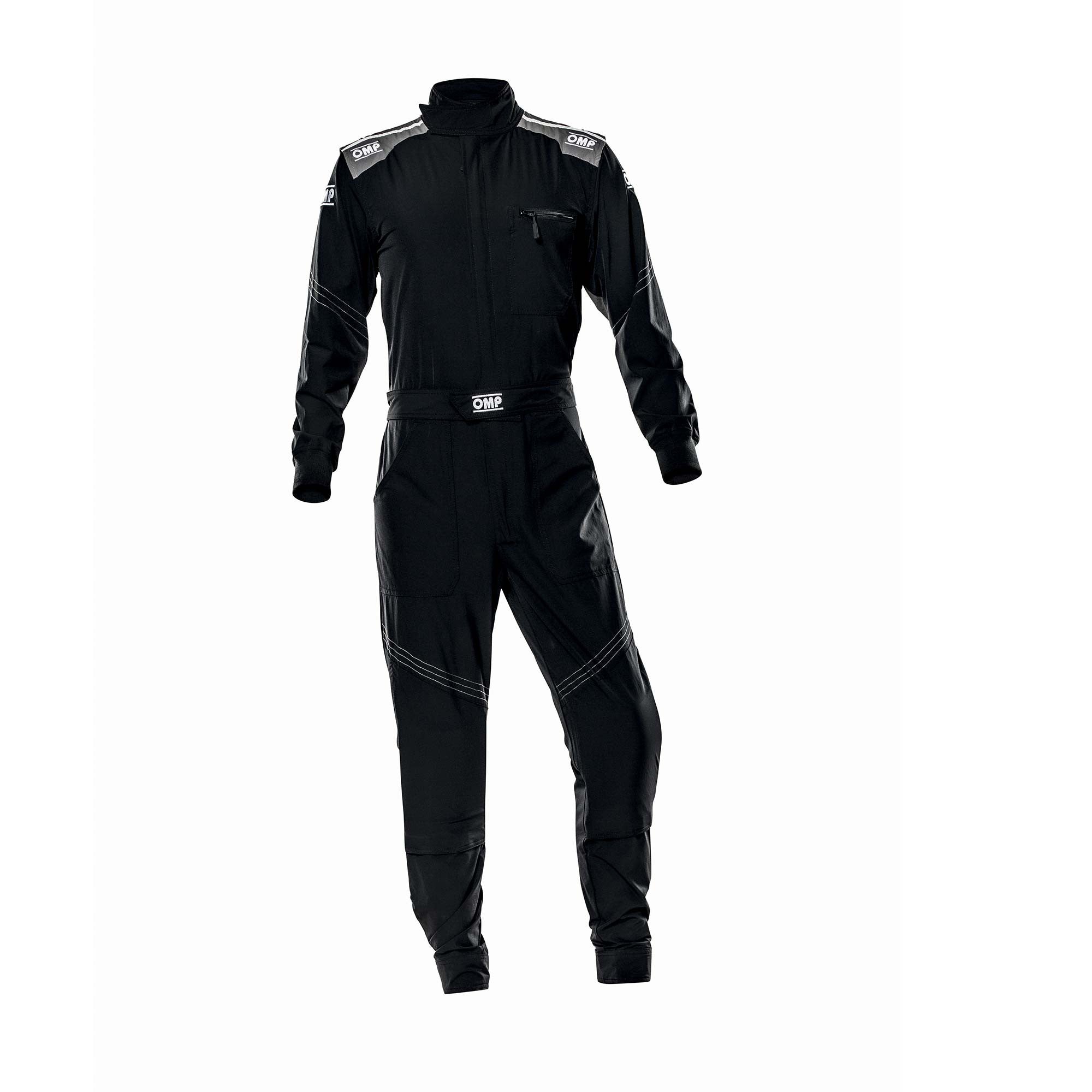 OMP NB0-1581-A01-071-54 X Mech Stretch Mechanic's Suit, black, size 54 Photo-0 