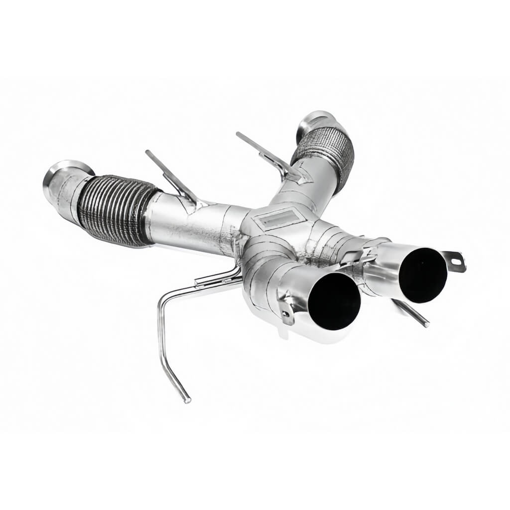 NOVITEC C1 750 75 Exhaust System Race with Novitronic (Heat Protection), Gold-Plated Inconel for MCLAREN 750S 2023- Photo-0