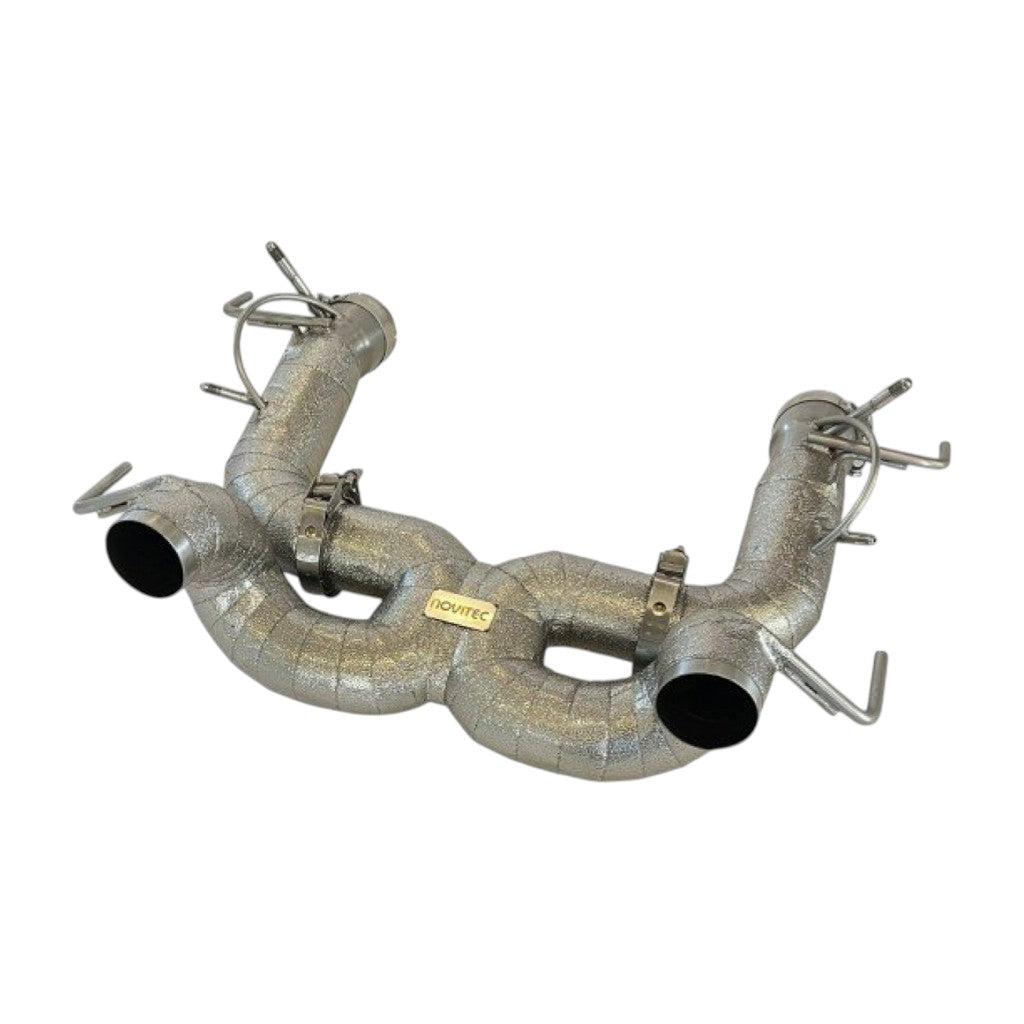 NOVITEC F1 090 75 Exhaust System Race, Without Flap-Regulation, Gold-Plated Inconel for FERRARI SF90 XX / SF90 2019- Photo-0