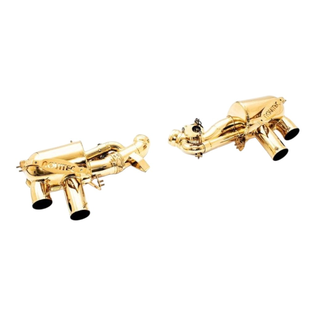 NOVITEC F1 666 61 Race Exhaust System, With Flap-Regulation, Gold-Plated with 999 Fine Gold for FERRARI Purosangue 2026+ Photo-0