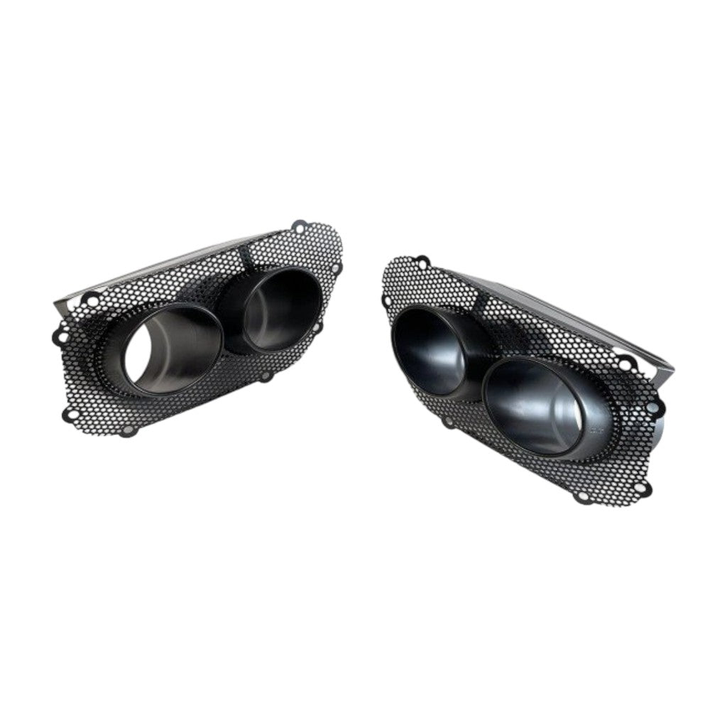 NOVITEC F1 812 22 Tailpipes With New Mesh-Insert, Polished, 2pcs for FERRARI 812 Superfast Photo-0