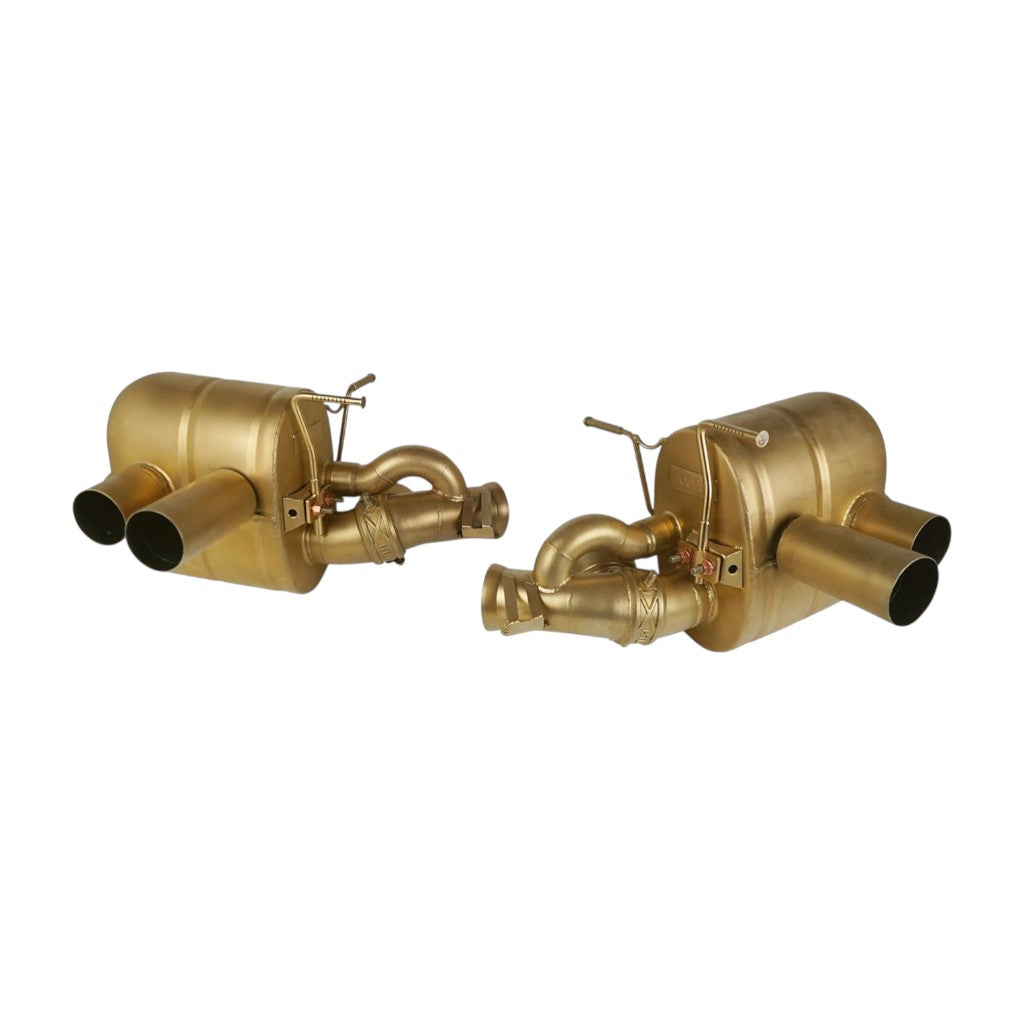 NOVITEC F1 999 50 Exhaust System, Without Flap-Regulation, Gold-Plated Inconel for FERRARI Monza SP1 / SP2 2018-2021 Photo-0